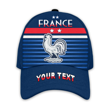 Custom France Football The Blues Polo Shirt Les Bleus Le Champion 2022 World Cup Ver.03 LT13