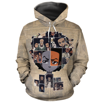 African Hoodie 90s Huey Freeman Hoodie