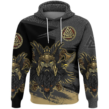 Viking Odin Hoodie Valknut, The Symbol Of Odin RLT12