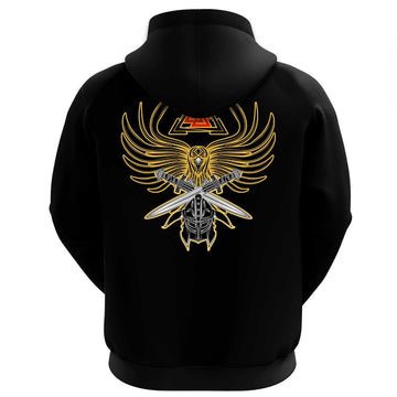 Viking Clothing Viking A Helmet Of The and Two Swords Valknut Hoodie RLT12