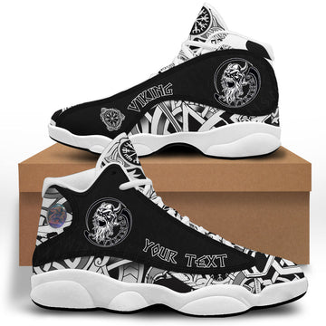 (Custom) Viking - Ancient Warrior Skull Sneakers J13 RLT12