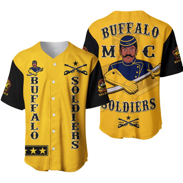 Buffalo Soldiers Baseball Jersey Motorcycle BSMC Club Ver.01