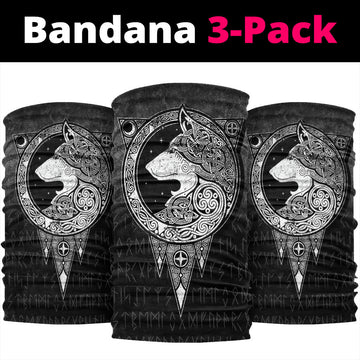 Viking Bandana Viking Norse Wolf Bandana RLT12