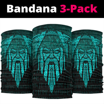 Viking Bandana Eye of Odin Cyan Version Bandana RLT12