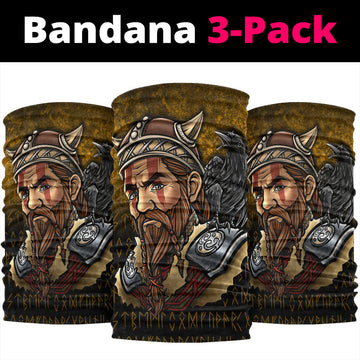 Viking Bandana Viking Warrior Odin Valhalla Raven Bandana RLT12