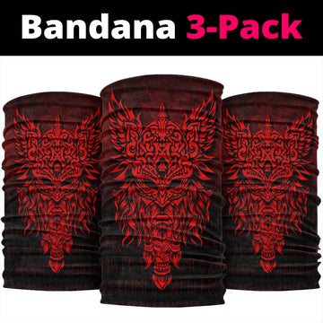 Viking Bandana Odin The Allfather Asgard God and Chief Of Aesir Red Version Bandana RLT12