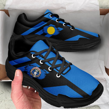 Polynesian Footwear Northern Mariana Flag - (Men's/Women's) Chunky Sneakers LT6