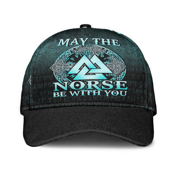 Viking Classic Cap May The Norse Be With You Viking Cyan Version Classic Cap RLT12