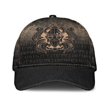 Viking Classic Cap Nordic Warrior Valhalla Norse Gold Version Classic Cap RLT12