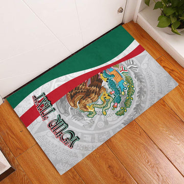 Custom Personalised Mexico Door Mat Mexican Eagles Aztec Pattern LT13