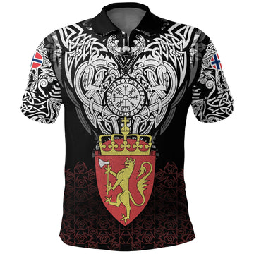 Viking Polo Shirt Norway Viking Symbol RLT12
