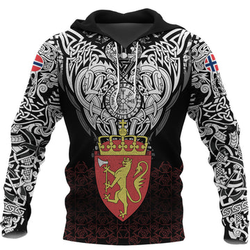 Viking Hoodie Norway Viking Symbol RLT12