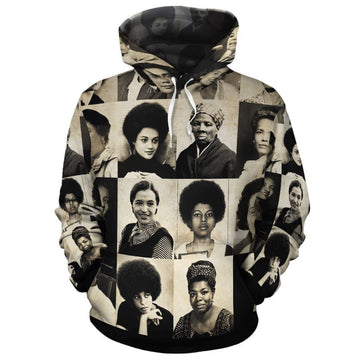 African Hoodie Female Civil Rights Leaders Hoodie