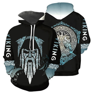 Viking Pullover Hoodie Men and Women 63 RLT12