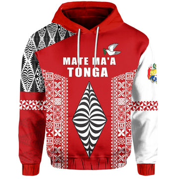 Tonga Rugby Hoodie Mate Maa Tonga LT13