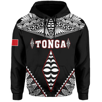 Tonga Hoodie Tongan Kupesi Pattern LT13