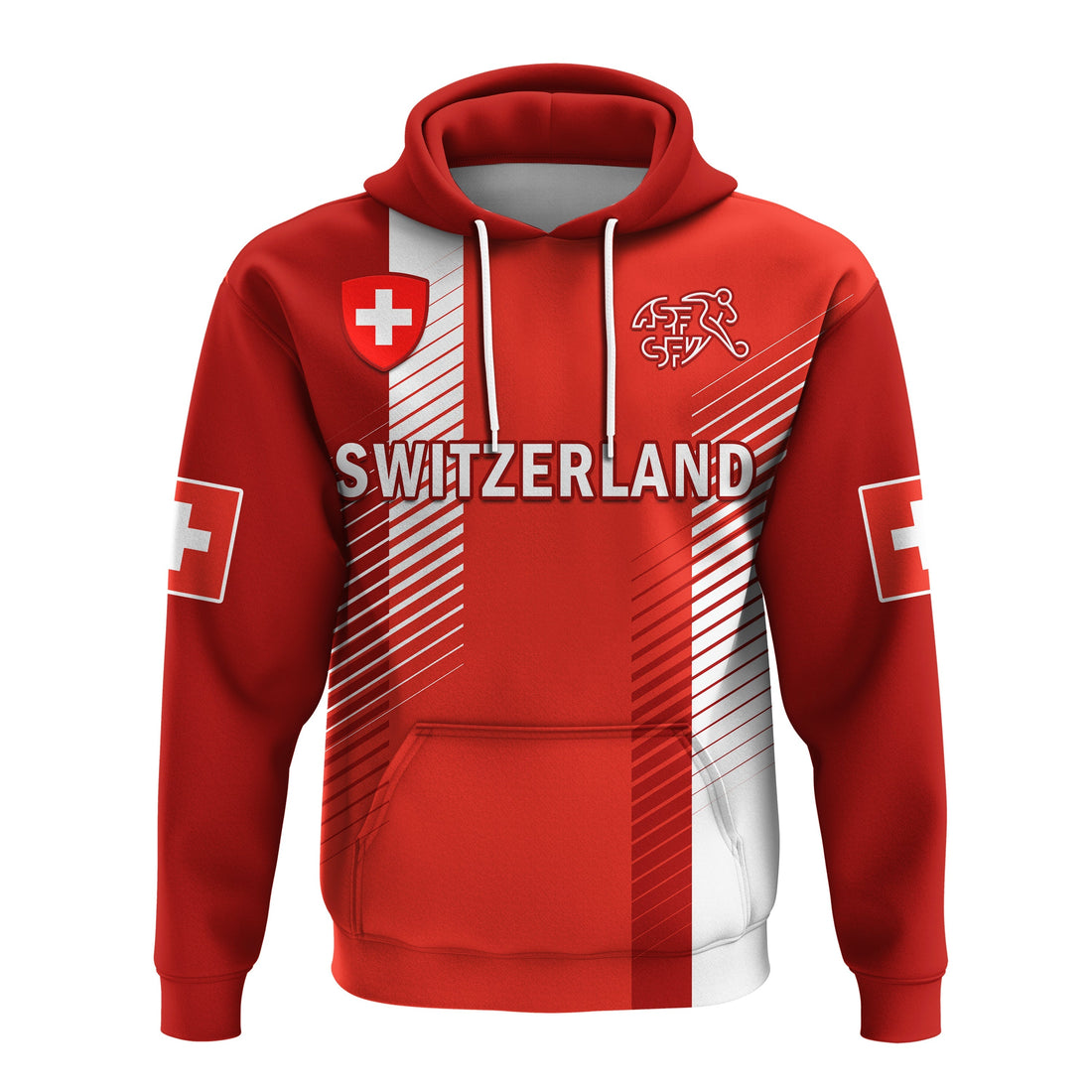 Custom Switzerland Football Hoodie Football 2022 LT14