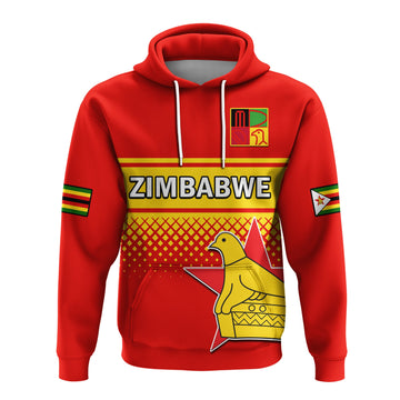 Zimbabwe Cricket Hoodie The Chevrons ODI Style LT14