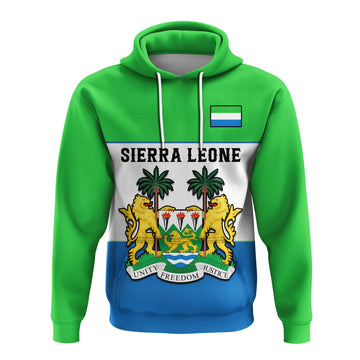 Custom Sierra Leone Hoodie Happy Independence Day LT14