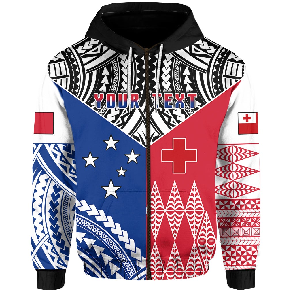 Custom Spirit Of TokoUso Zip Hoodie Tonga Samoa LT13