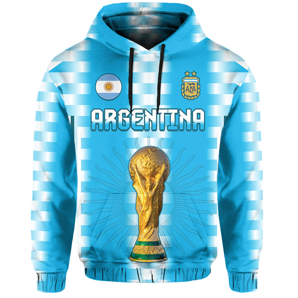 Argentina Football Champions Hoodie La Albiceleste GOAT LT13