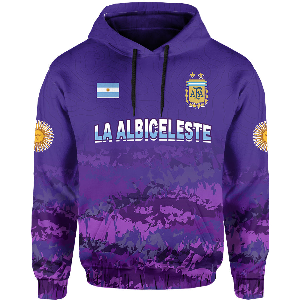 Argentina Football Hoodie Go Champions La Albiceleste LT13