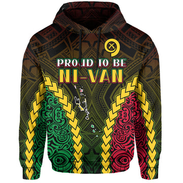 Vanuatu Indigenous Hoodie Proud To Be Ni Vanuatu Polynesian Pattern LT13