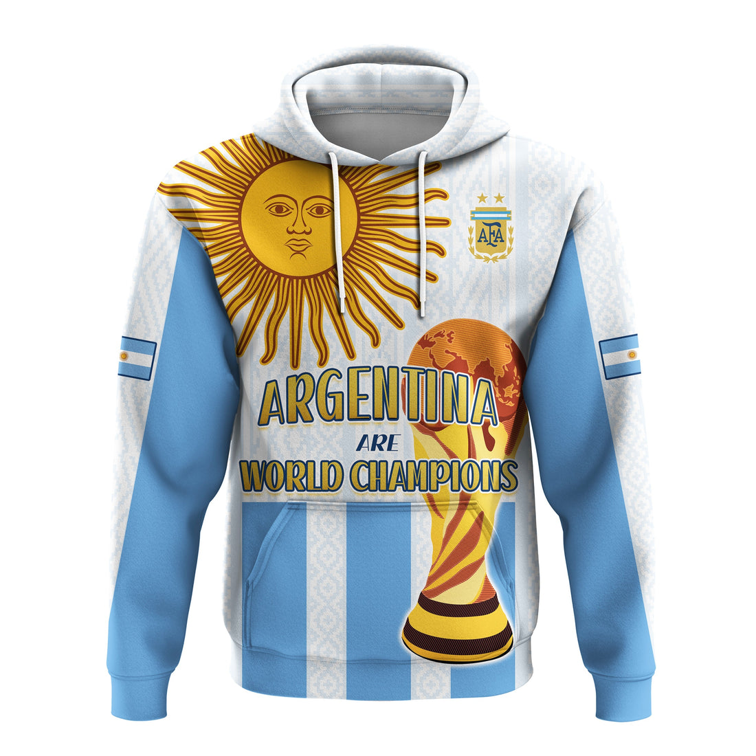 Argentina Football Hoodie World Champions 2022 Dream Come True LT13