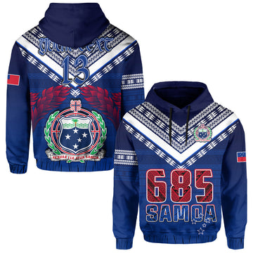 Custom Samoa 685 Hoodie Uso Aso Uma Toa Samoa Rugby History Made LT13