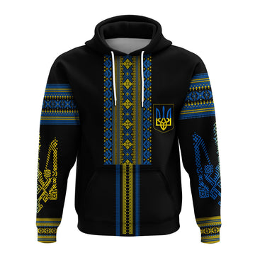 Ukraine Folk Patterns Folk Pattern Hoodie Slava Ukraini LT7