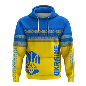 Ukraine Unity Day Hoodie Folk Style LT7