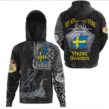 Viking Clothing Viking Sweden Drakkar Gaiter Hoodie RLT12