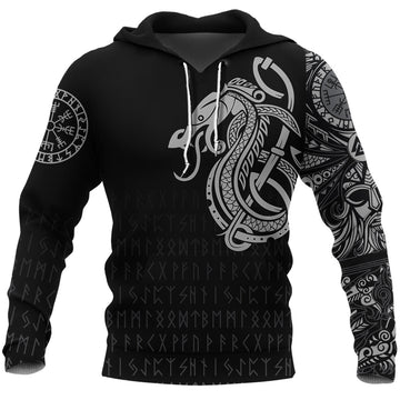 Viking Hoodie Dragon RLT12
