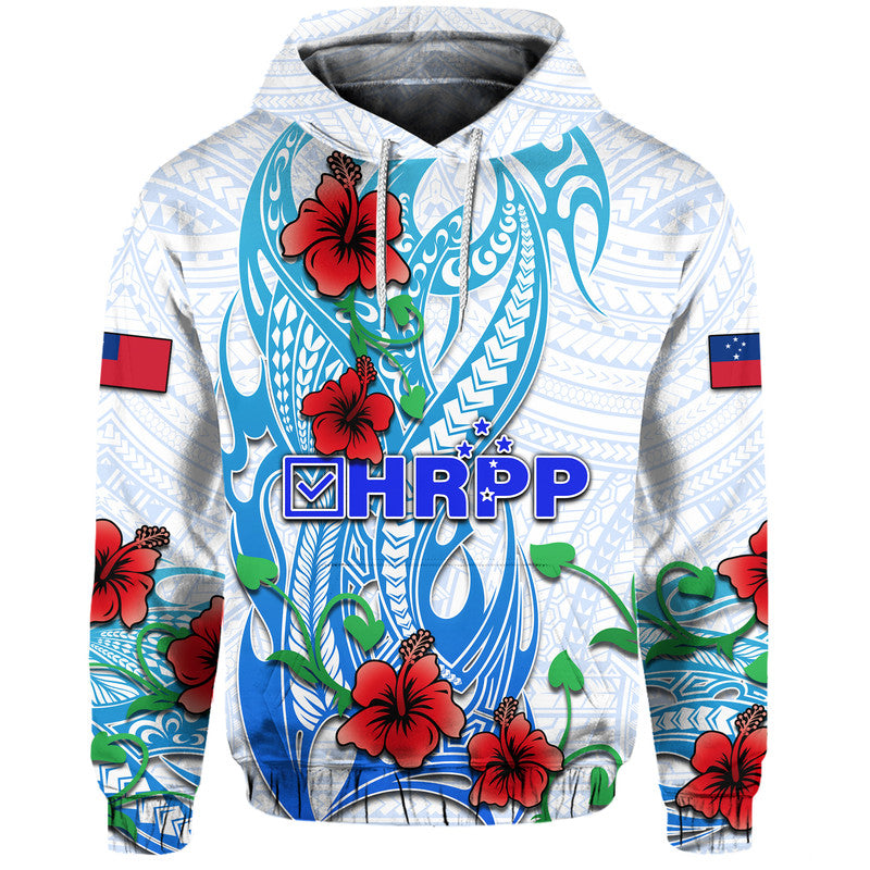 Custom Special Samoa HRPP Party Hoodie Tribal Samoan Hibiscus Design LT9