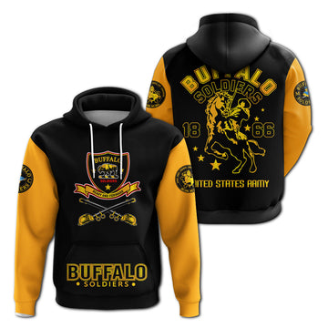 Buffalo Soldiers Hoodie African American Legend Of The Black Soldiers LT2