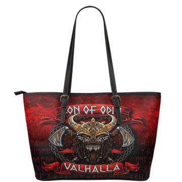 Viking Leather Tote Son of Odin Valhalla Leather Tote RLT12