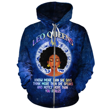 African Hoodie Leo Queen Hoodie