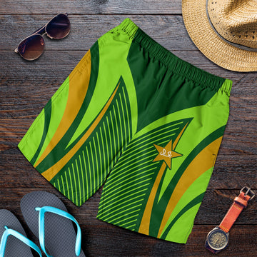 Pakistan Cricket Men Shorts Green Shaheens Champion LT13