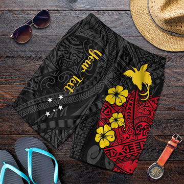 Custom Personalised Papua New Guinea Anniversary Men Shorts 47th Independence Day Since 1975 LT13