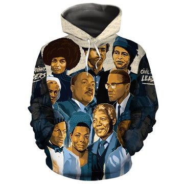 African Hoodie Civil Rights Leaders 4 Hoodie