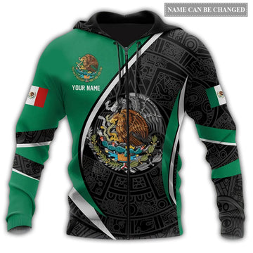 Mexico Green Style Personalized Hoodie