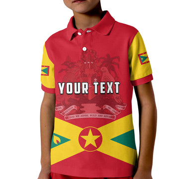 Custom Grenada Polo Shirt KID Keep Calm And Love Grenada LT13