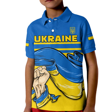 Ukraine Polo Shirt KID Strong Ukrainian LT13