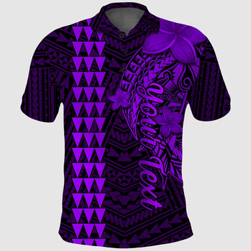 Custom Hawaii Polo Shirt Kakau Kanaka Maoli Combine Polynesian Shark Ver.05 LT14
