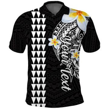 Custom Hawaii Polo Shirt Kakau Kanaka Maoli Combine Polynesian Shark Ver.07 LT14