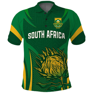 South Africa Rugby Polo Shirt Springboks Champion LT13
