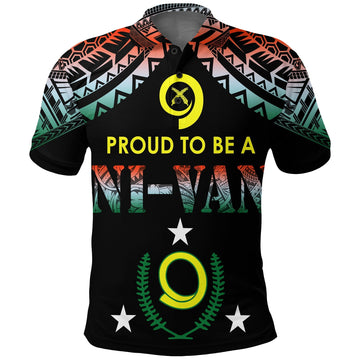 Vanuatu Proud To Be A Ni Van Polynesian Pattern Polo Shirt Penama Province LT7