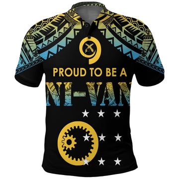 Vanuatu Proud To Be A Ni Van Polynesian Pattern Polo Shirt Sanma Province LT7