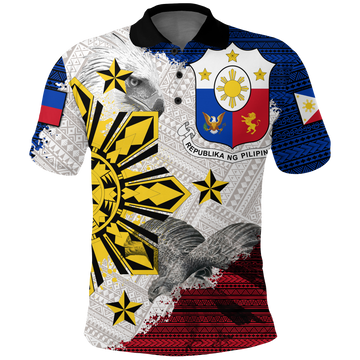 Philippines Filipino Tribal Eagle Polo Shirt LT2