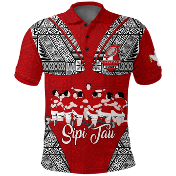 Tonga Rugby Ikale Tahi Sipi Tau Polo Shirt LT2